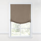 Relaxed Roman Shade in Sunbrella® Canvas - Taupe