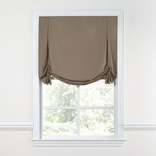 Tulip Roman Shade in Sunbrella® Canvas - Taupe