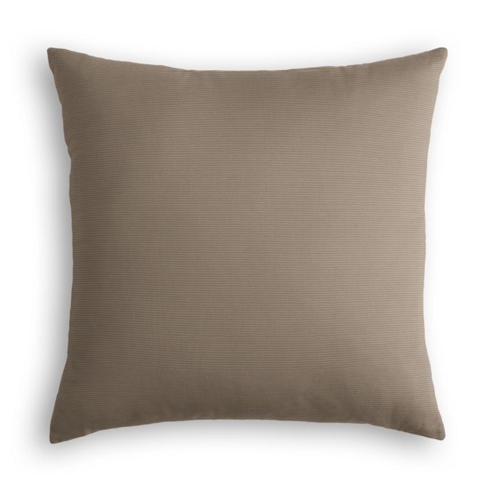 Outdoor Pillow in Sunbrella® Canvas - Taupe