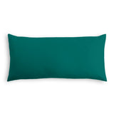 Outdoor Lumbar Pillow in Sunbrella® Canvas - Teal