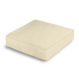 Box Floor Pillow in Sunbrella® Canvas - Vellum