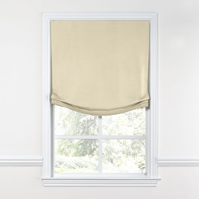 Relaxed Roman Shade in Sunbrella® Canvas - Vellum