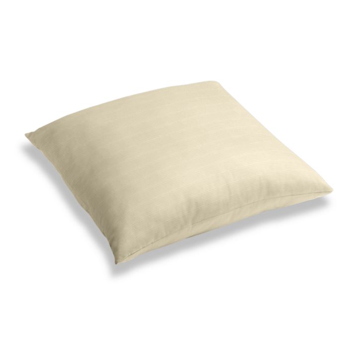 Simple Outdoor Floor Pillow in Sunbrella® Canvas - Vellum