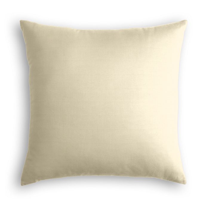 Outdoor Pillow in Sunbrella® Canvas - Vellum