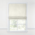 Flat Roman Shade in Sunbrella® Canvas - White