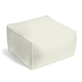 Outdoor Pouf in Sunbrella® Canvas - White