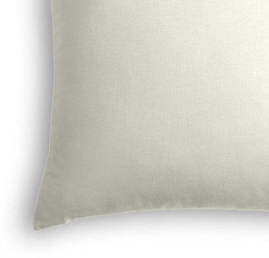 Outdoor Pillow in Sunbrella® Canvas - White