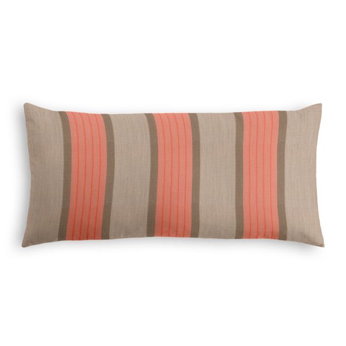 Outdoor Lumbar Pillow in Sunbrella® Cove - Cameo