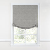 Relaxed Roman Shade in Sunbrella® Frequency - Ash