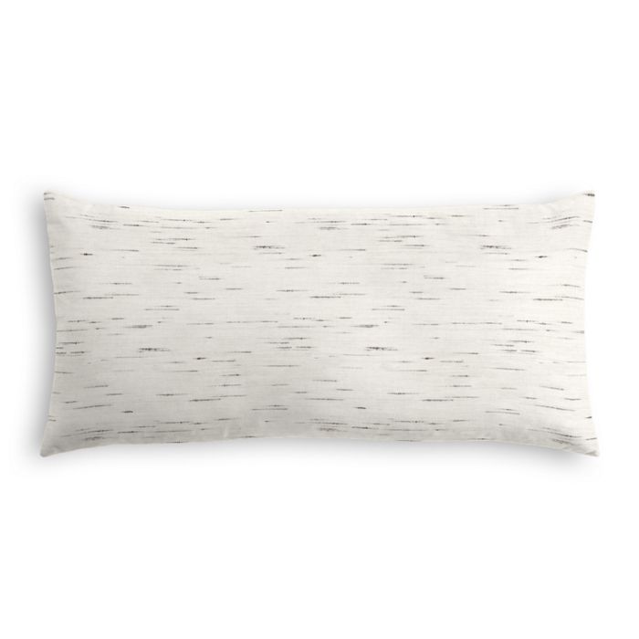 Outdoor Lumbar Pillow in Sunbrella® Frequency - Parchment