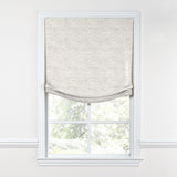 Relaxed Roman Shade in Sunbrella® Frequency - Parchment