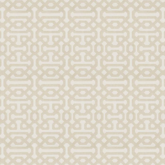Fabric Swatch: Sunbrella® Fretwork - Flax