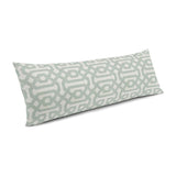 Large Lumbar Pillow in Sunbrella® Fretwork - Mist