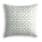 Outdoor Pillow in Sunbrella® Fretwork - Mist