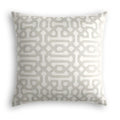 Outdoor Pillow in Sunbrella® Fretwork - Pewter