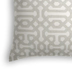 Outdoor Pillow in Sunbrella® Fretwork - Pewter