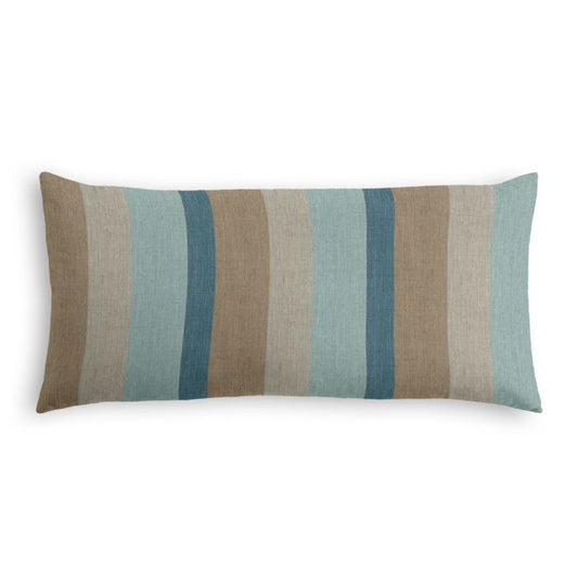 Outdoor Lumbar Pillow in Sunbrella® Gateway - Mist