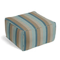 Outdoor Pouf in Sunbrella® Gateway - Mist