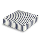 Box Floor Pillow in Sunbrella® Lido - Indigo