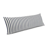 Large Lumbar Pillow in Sunbrella® Lido - Indigo