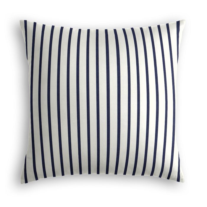 Outdoor Pillow in Sunbrella® Lido - Indigo