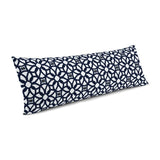 Large Lumbar Pillow in Sunbrella® Luxe - Indigo