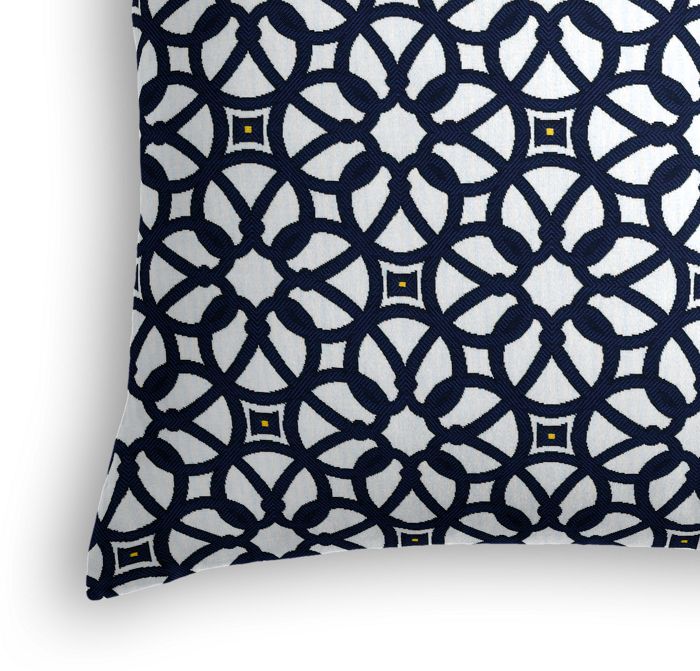 Outdoor Pillow in Sunbrella® Luxe - Indigo