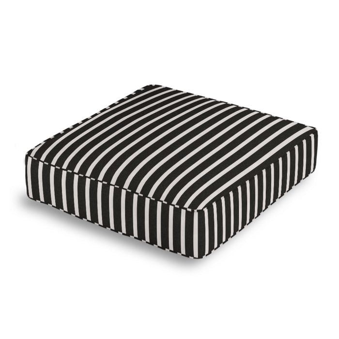 Box Floor Pillow in Sunbrella® Shore - Classic