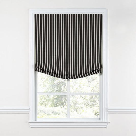 Relaxed Roman Shade in Sunbrella® Shore - Classic