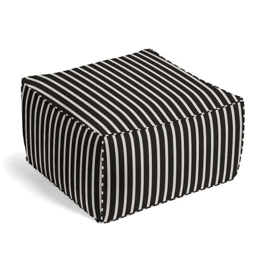 Outdoor Pouf in Sunbrella® Shore - Classic