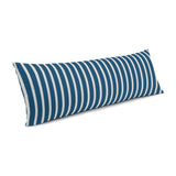 Large Lumbar Pillow in Sunbrella® Shore - Regatta