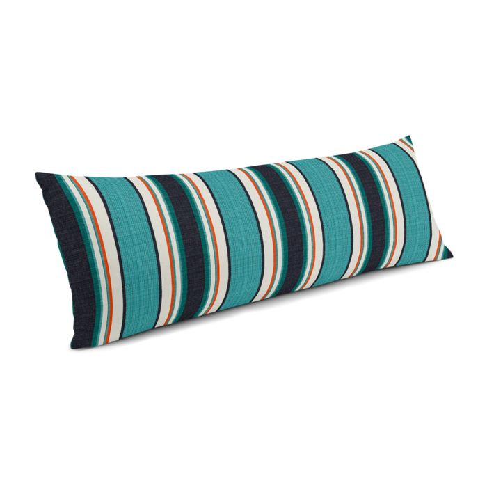 Large Lumbar Pillow in Sunbrella® Token - Surfside