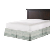 Tailored Bedskirt in Up In The Sky - Aqua