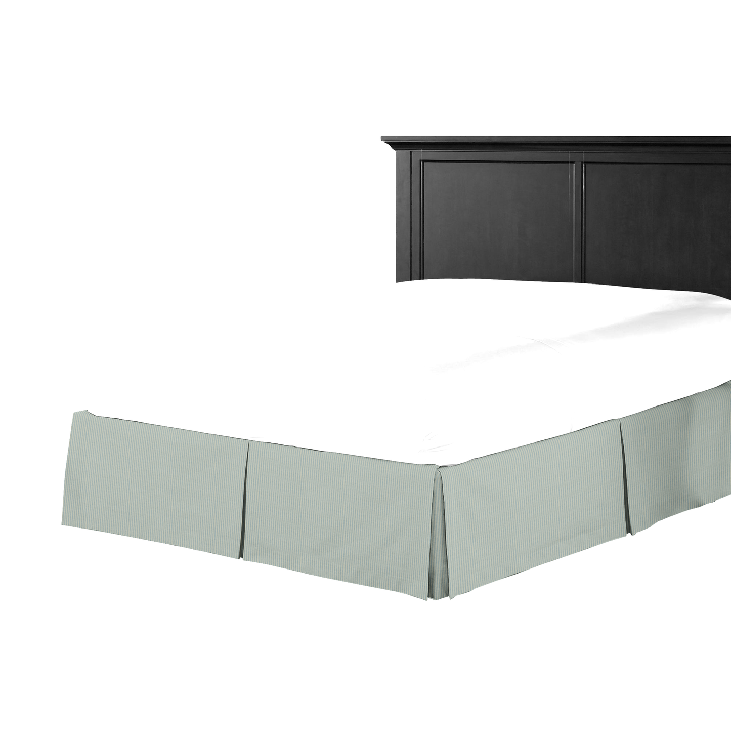 Tailored Bedskirt in Baldwin - Cornflower