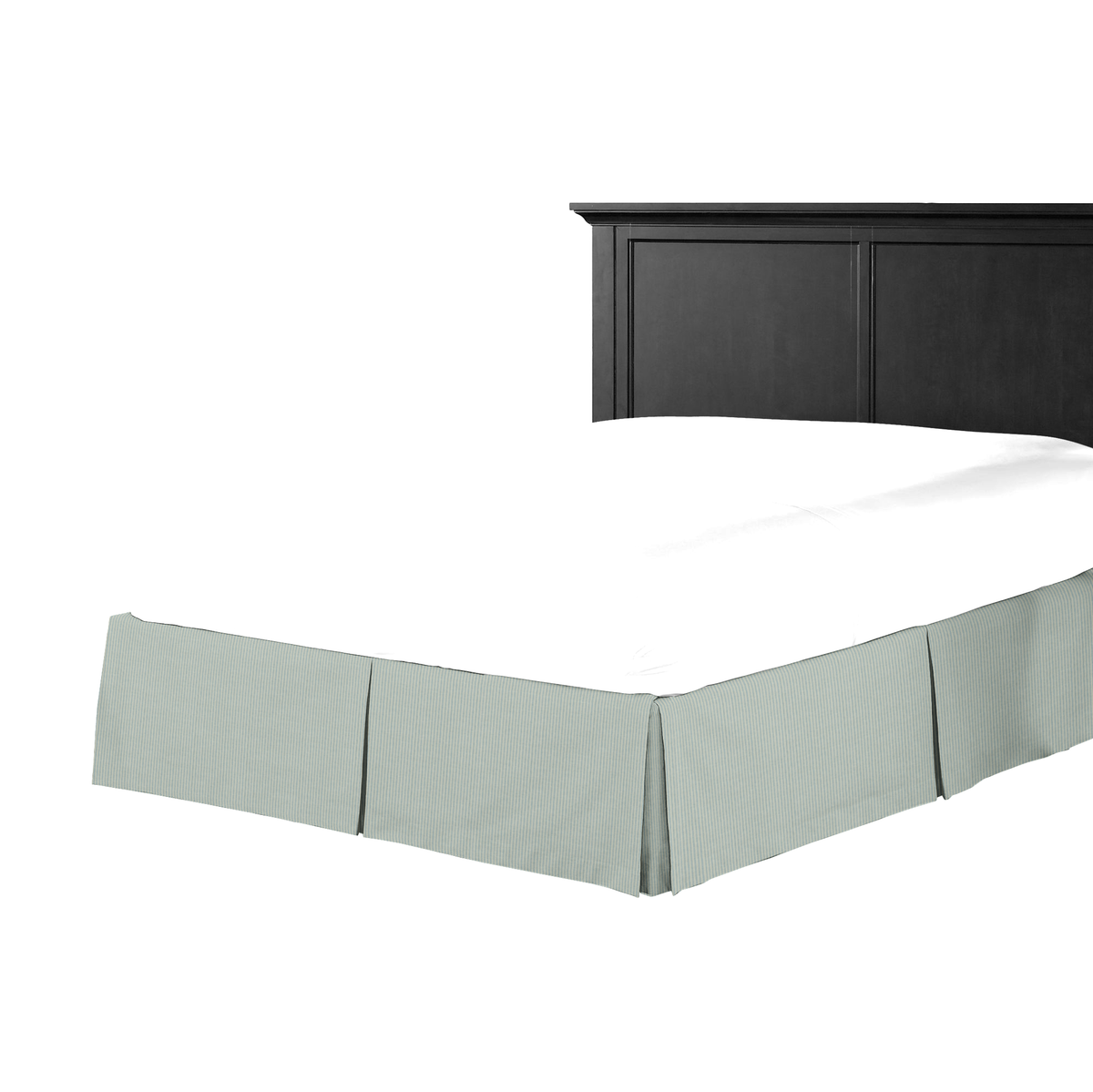 Tailored Bedskirt in Baldwin - Cornflower
