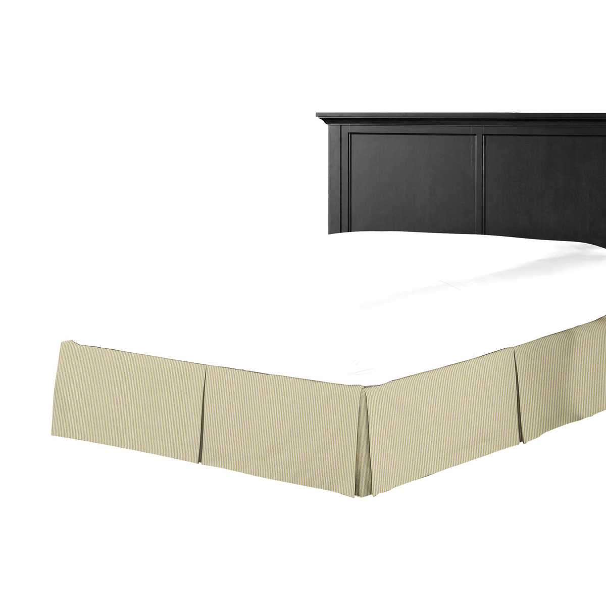 Tailored Bedskirt in Baldwin - Goldenrod