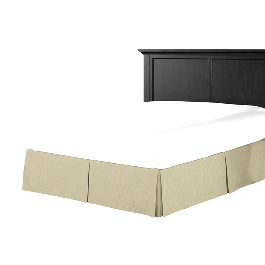 Tailored Bedskirt in Baldwin - Goldenrod