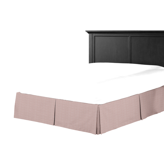 Tailored Bedskirt in Baldwin - Scarlet