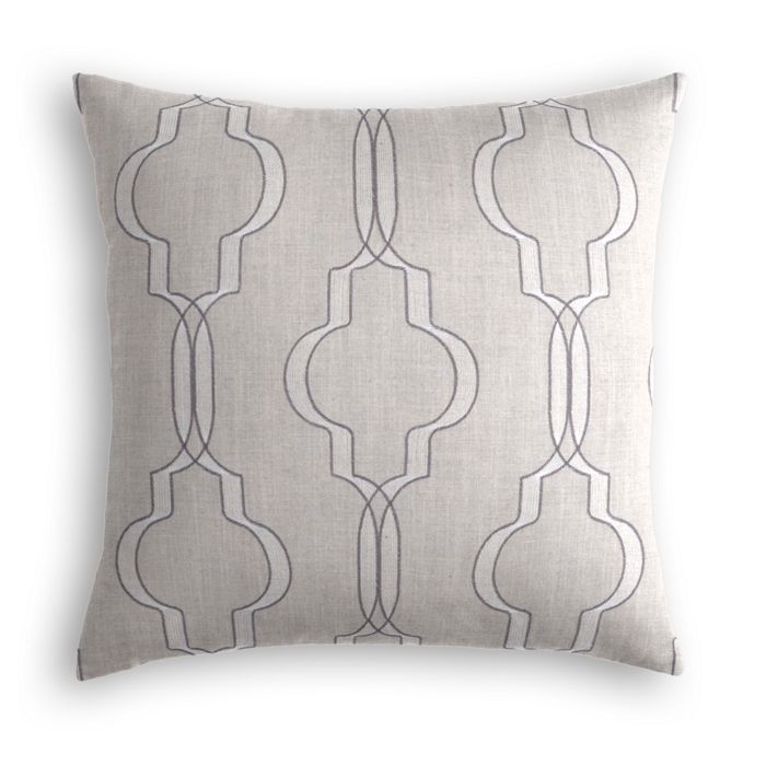 Throw Pillow in Take A Fancy - Pewter