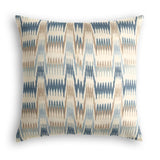 Throw Pillow in Ebb & Weave - Blueberry