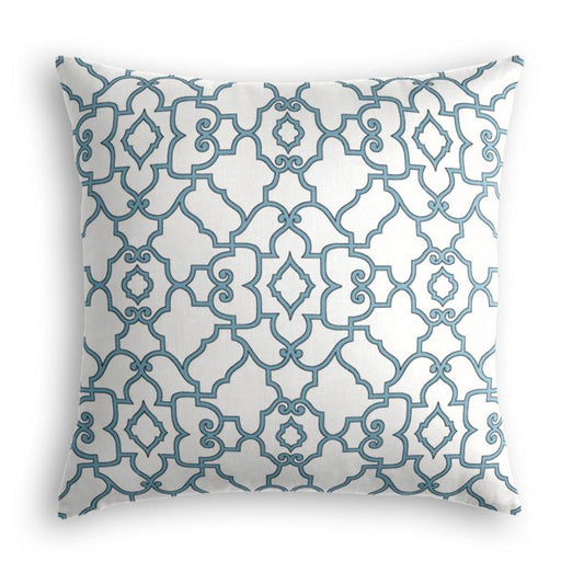 Throw Pillow in The Taj - Aquatic