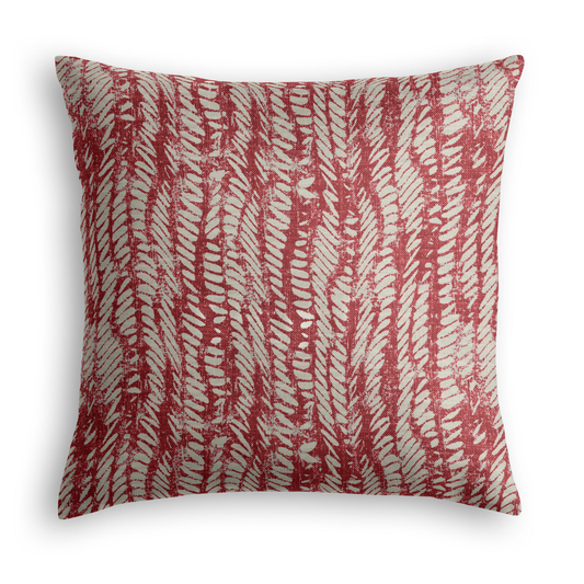 Throw Pillow in Rope Walk - Grenadine