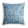 Throw Pillow in Rope Walk - Persian Blue