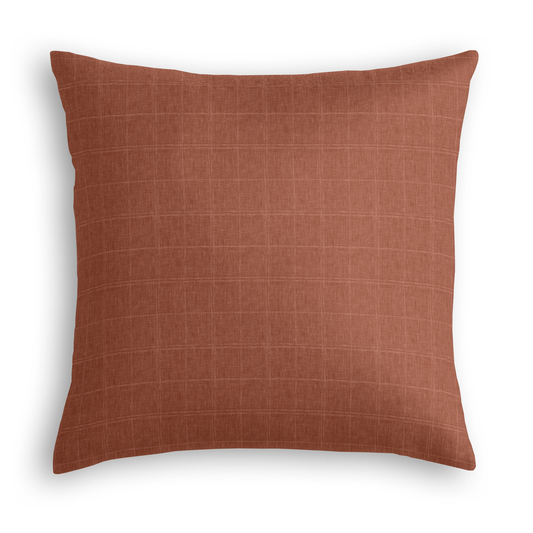 Throw Pillow in Moray - Clay