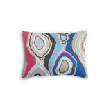 Boudoir Pillow in Tobi Fairley La Petit Roche - Blueberry