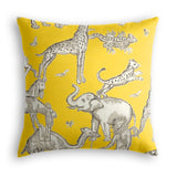 Throw Pillow in Tobi Fairley Langdon - Yellow