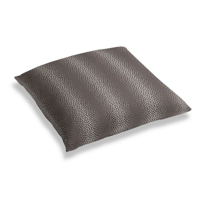 Simple Floor Pillow in Tobi Fairley Pearl - Graphite