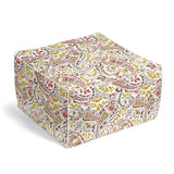 Square Pouf in Tousey - Quarry