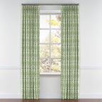 Pinch Pleat Drapery in Trellis Like It Is - Meadow