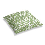 Simple Floor Pillow in Trellis Like It Is - Meadow